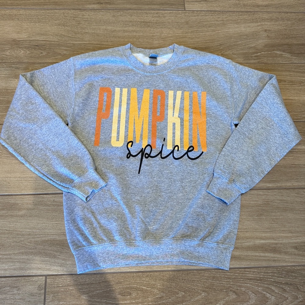 Fall Pumpkin Spice Crewneck Sweatshirt Size S - Picture 3 of 8